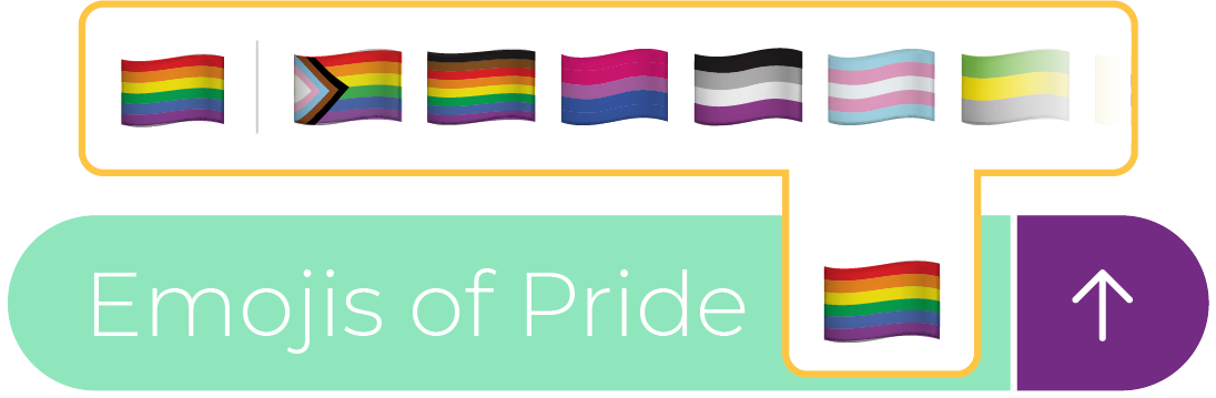non gay flag emoji